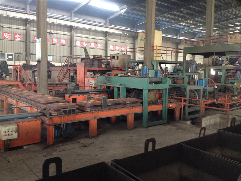 Ninghu iron mold sand casting automatic casting production line